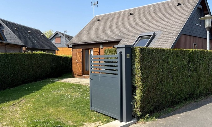 Cabourg Ski Chalet | Cozy 3-BR Chalet in Cabourg with Private Garden, Pool, Tennis & More