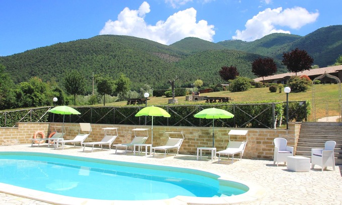 Casperia Apartment | Cozy Apartment near Rome in Country House with Swimmingpool and Panoramic Views