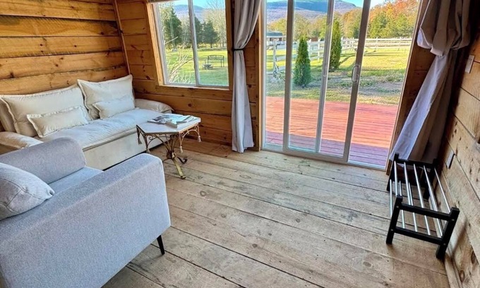 Catskill Cabin | Cozy cabin in phenomenal Catskill with Mountain Views Farm animals and Creek
