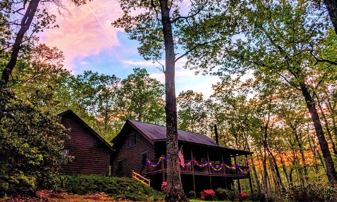 Pickens Cabin | Cozy Cabin Near Table Rock Nestled in Nature. Dog Friendly!