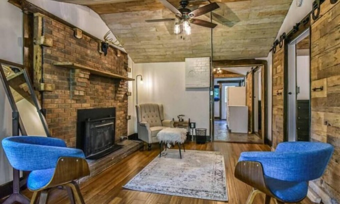 Asheville Cabin | Cozy Creekside Cabin w/sauna and hot tub!