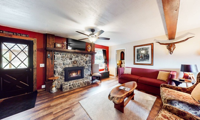 Joseph House | Cozy, dog-friendly home with fireplace, near Wallowa Lake State Park & tram