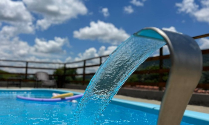 Socorro Cottage | Cozy farmhouse with pool in Socorro with mountain views. Quiet place