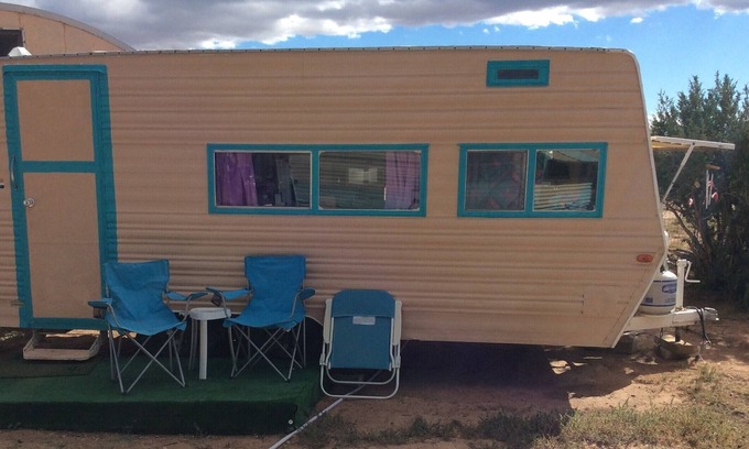 Agua Fria House | Cozy Gypsy Caravan with Llamas and Beautiful Views