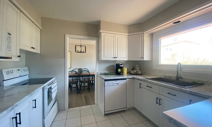 Moncton House | Cozy Lake view house with 5 rooms and two full bathrooms with great amenities.