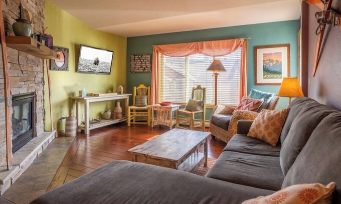 Big Sky Condo | Cozy, Large, Colorful Condo at Big Sky Resort!