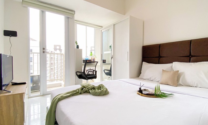 Java Apartment | Cozy Living And Nice Studio At Tokyo Riverside Pik 2 Apartment
