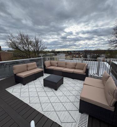 Ampere Apartment | Cozy Rooftop Home, Near Downtown Newark, EWR & NYC