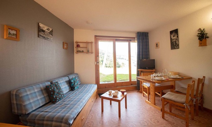 Les Avanchers-Valmorel Apartment | Cozy Studio in Valmorel - Ski-In/Ski-Out, Mountain Views, Pet-Friendly