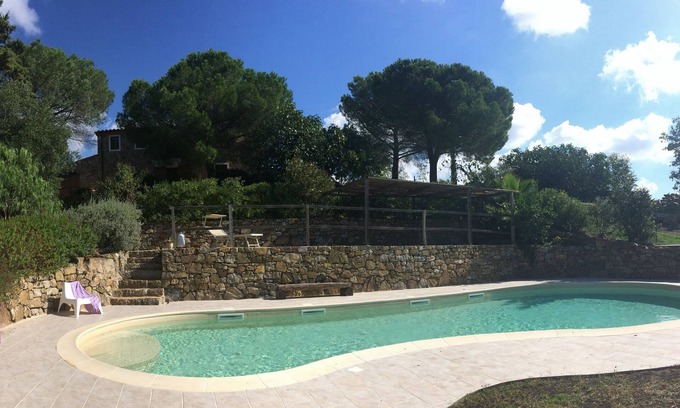 Manciano House | Cozy tuscan casale in stone and wood on a top of hill covered with olive trees