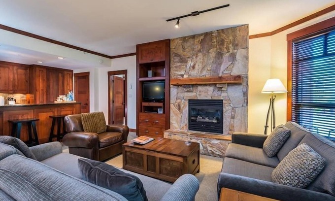 Whistler Creekside Apartment | Creekside access | Spacious Suite + Gas Fireplace