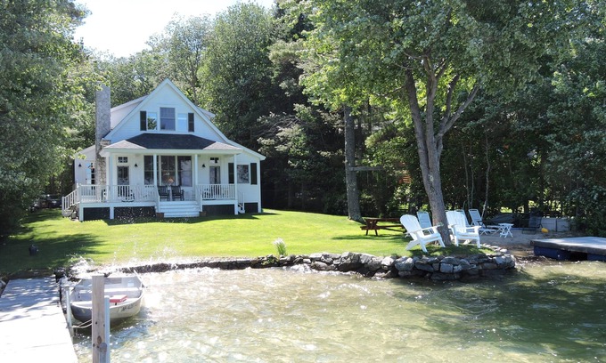 Moultonborough House | Crystal Clear Water And Charming Home on Winnipesaukee