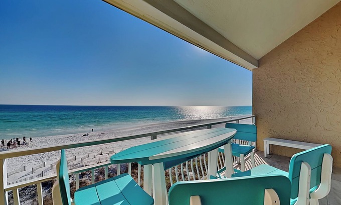 Crystal Beach Condo | Crystal Villas 10A | 2BD/2BA | Walkable Location, Pool, Grills + Beach Access