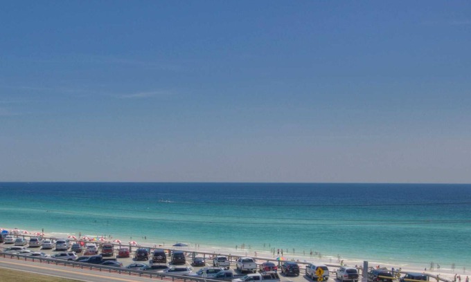 Avalon Beach Estates Condo | CV 403 Pet Friendly Gulf view 3 Bed/3Bath Plus Beach Service in Season