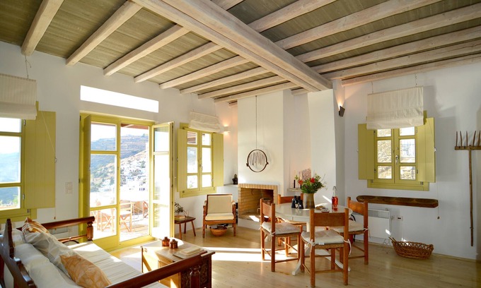 Tinos Town Villa | Cycladic Fos | Entire 2BR villa | SeaView