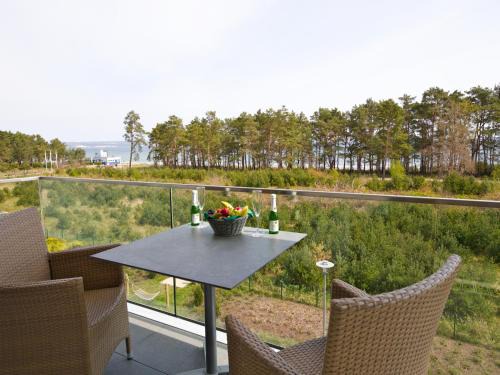 Binz Apartment | Dünenresidenz Prora - Ferienwohnung mit Meerblick, 1 Schlafzimmer und Balkon NP-312