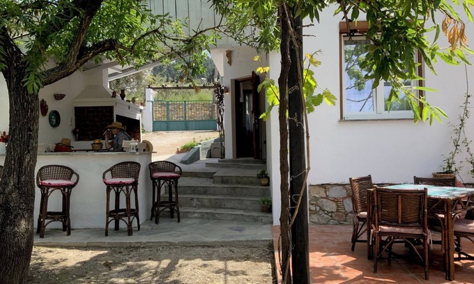 Skopelos Cottage | Del & Sol 1 seaside semi detached cottages.