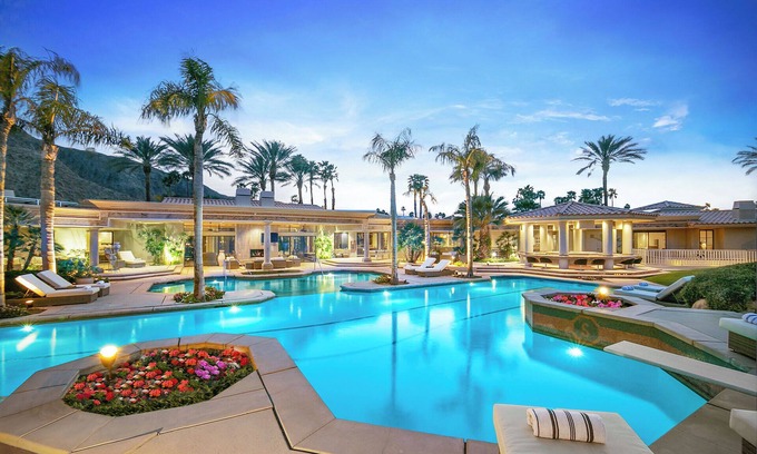 Indian Wells House | 'Delgado Estate' 26,000' 17 BR resort on 2 acres