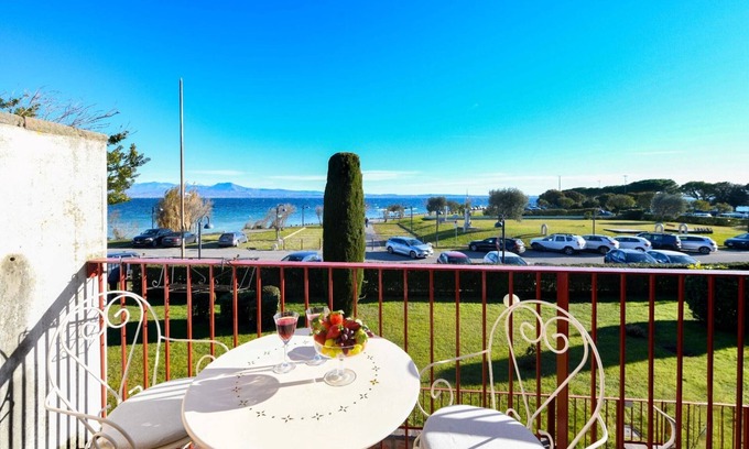 Sirmione Apartment | DesenzanoLoft Eden lake view with private beach