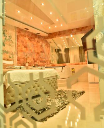 Cuprija Apartment | Design Apartment PREMIUM SPA LUX 4 STAR "DUBAI" Completely PRIVATE Wellness & Spa FREE INCLUDED Sauna & Jacuzzi & Salt Wall & Fire place & 3D Ceilings & Business WiFi & NETFLIX & Keyless code entry & FULL SMART APP & SECURE 2 Parking place