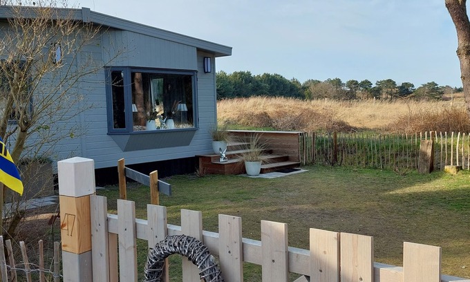 Municipality of Ameland Ski Chalet | Design Chalet Ameland - close to the beach, large garden, extra facilities