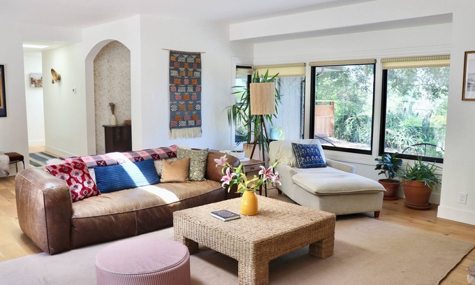 Westside Santa Cruz House | Designer Retreat w/Hot Tub, Huge Backyard Oasis