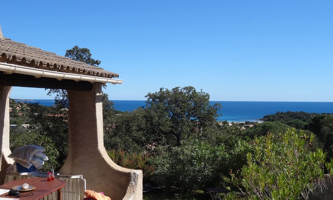 Porto-Vecchio Villa | Detached villa 4/6 persons 3 terraces - Palombaggia magnificent sea view