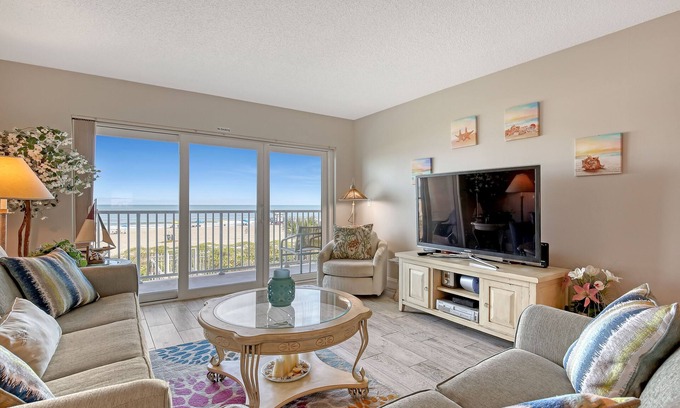Cocoa Beach Condo | Direct Oceanfront and Beachfront in Downtown Cocoa Beach, Free Wi-Fi