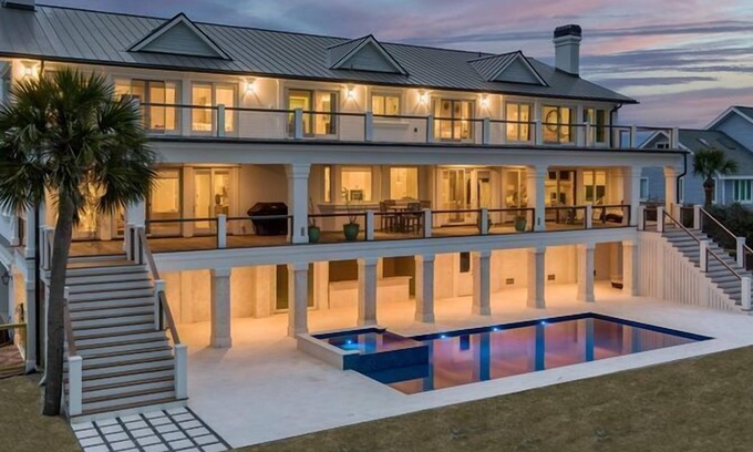 Isle of Palms House | Discounts! Serenity- 2 50th~ One of a kind Oceanfront Master Piece, Pool/Hot Tub
