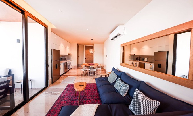 Puerto Morelos Apartment | Distrito Puerto – Ocean & Mangrove Views