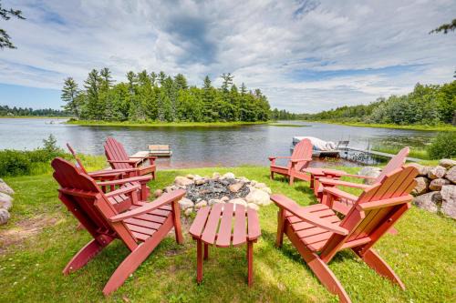Mercer House | Dock, Fire Pit Historic Lakefront Cabin in Mercer