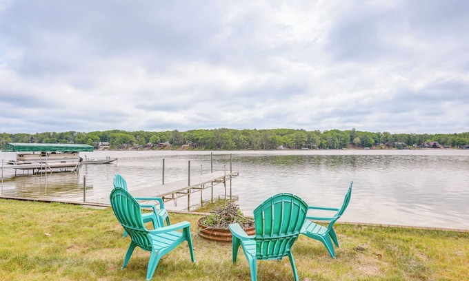 Harrison Cottage | Dock + Views: Scenic Lakefront Escape in Harrison