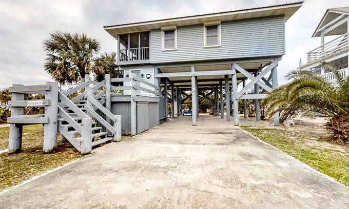 Indian Pass House | Dog-friendly home - steps from the beach with screened porch