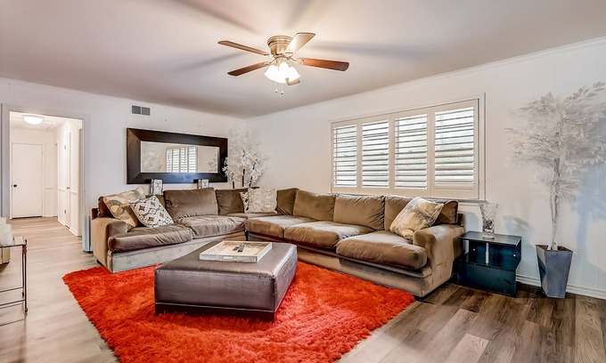 Sachse House | Dog-friendly home with guest house, private pool, grill, pool table, hot tub, AC
