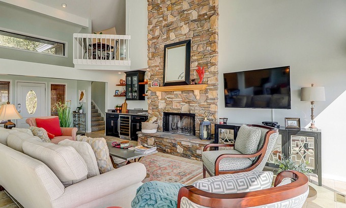 Folly Field House | Dog-Friendly, Oceanfront Home w/ Deck & Private Pool, Free WiFi, W/D, Central AC
