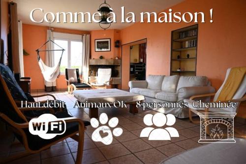 Saint-Samson House | Dogfriendly, grand jardin clos, 4 chambres, grand salon avec cheminée - Larès