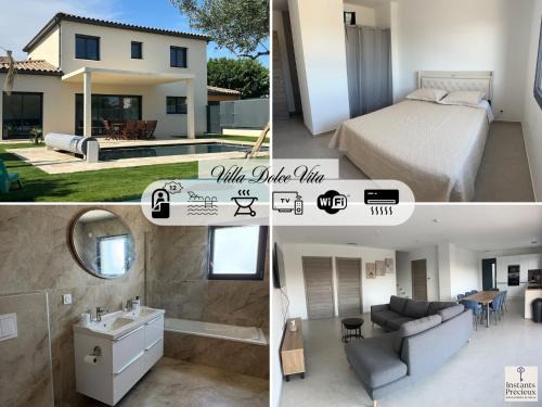 Beaucaire House | Dolce Vita - Charmante villa récente avec piscine chauffée 12 pers Beaucaire