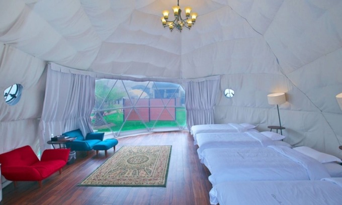 Kujukuri Cabin | Dome tent glamping with BBQ and bonfire area Ba/Sambu-gun Chiba