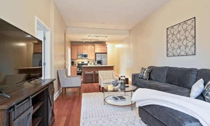 Prairie District Apartment | Domio | McCormick Place | 2BR + Pool and Fitness Center