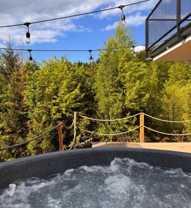 Wisla House | Domki Dwa jelonki - balia z jacuzzi i sauna