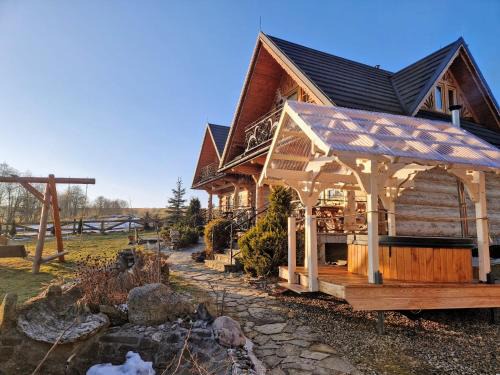 Czarny Dunajec Ski Chalet | Domki i Apartamenty Krupa Ciche z Jacuzzi