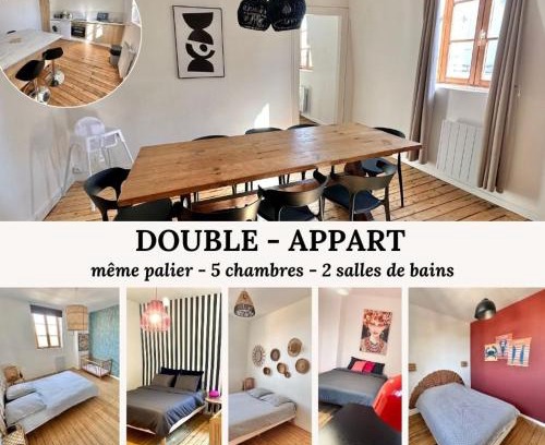 Berck-sur-Mer Apartment | Double appartement jusqu'à 14 personnes en hypercentre de Berck-Plage