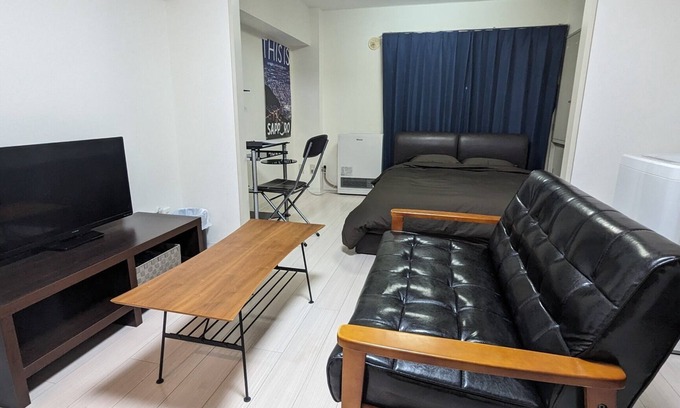 Chuo-ku Apartment | Double Bedroom Room 1002 Within walking distance o - 1002/Sapporo Hokkaidō