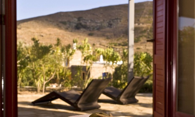 Andros House | Double Suite with Side Sea View
