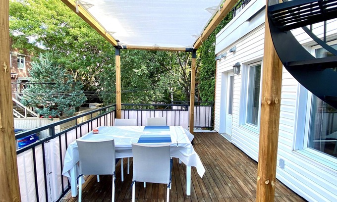Gay Village Apartment | Downtown condo w/terrasse -Comfortable, quiet haven in the midst of everything!
