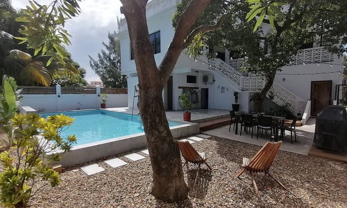 Dangriga Apartment | Downtown Dangriga! North American style and comfort with pool. Everything nearby