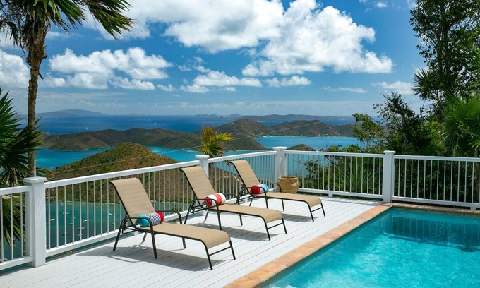 Estate Little Plantation Villa | Drake's Lookout - Hilltop villa with breathtaking, views!
