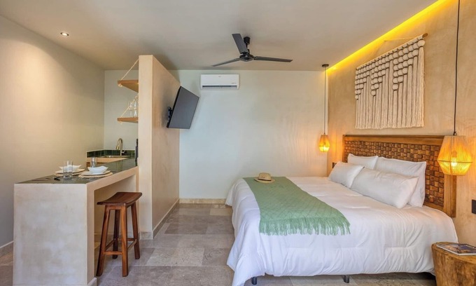 Puerto Morelos Apartment | Dream and Rest | Rooftop + Pool + Mexican Design