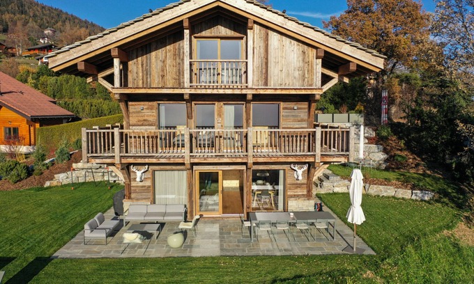 Arbaz Ski Chalet | Dream COSY & QUIET chalet 9 pers