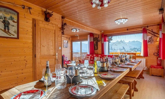 La Toussuire Ski Chalet | Duplex 200m² - Individual chalet - Up to 15 people - Very close to the slopes